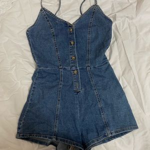 Jean romper size 2